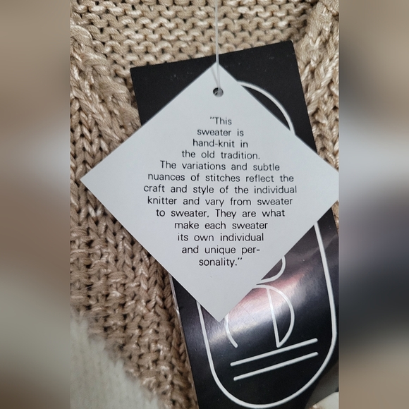 NANNELL handknitted sweater vintage 80's - Picture 5 of 7